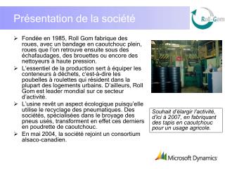 pr sentation de la soci t