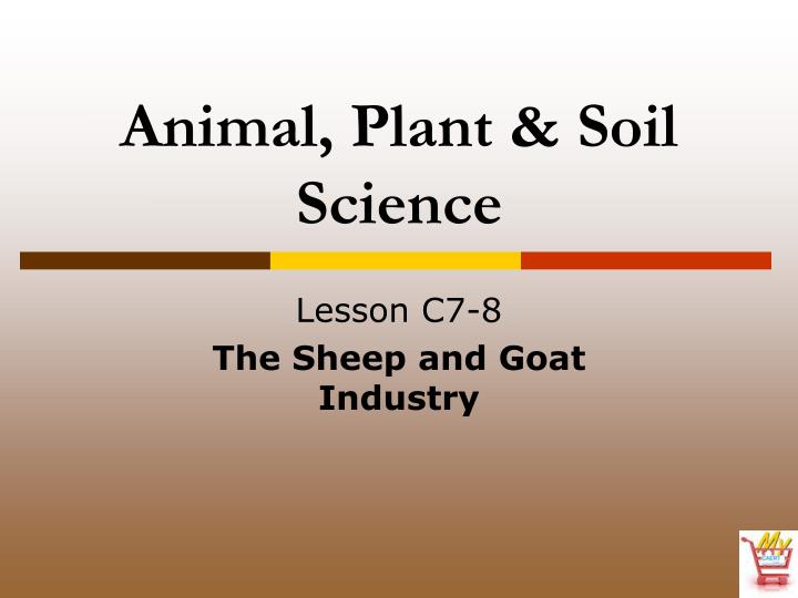 animal plant soil science