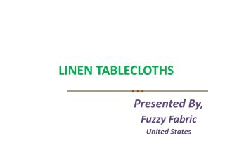 Linen Tablecloths Wholesale, United States