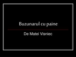 buzunarul cu paine