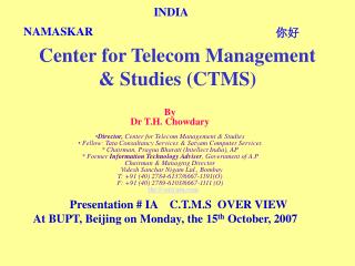 Center for Telecom Management &amp; Studies (CTMS)