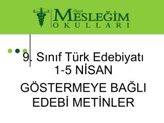 9 s n f t rk edebiyat