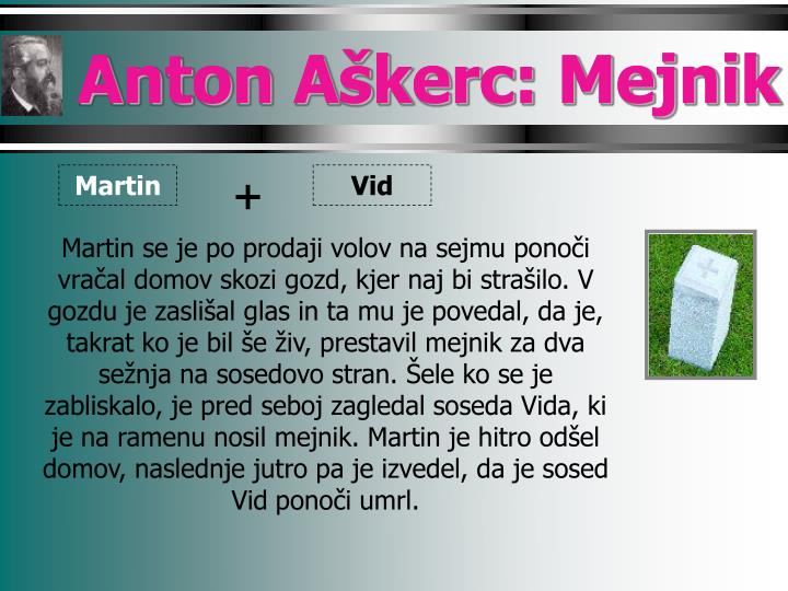 anton a kerc mejnik