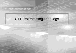 c programming language