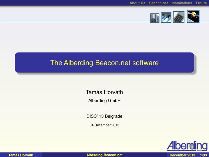 the alberding beacon net software