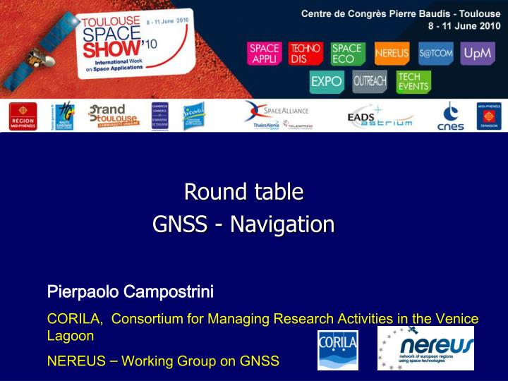 round table gnss navigation