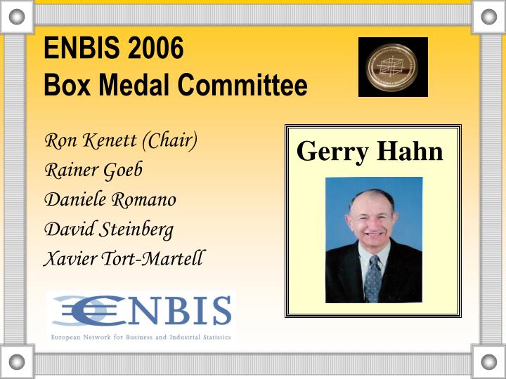 enbis 2006 box medal committee