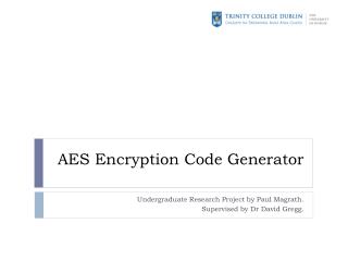 AES Encryption Code Generator