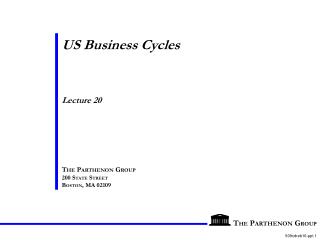 US Business Cycles