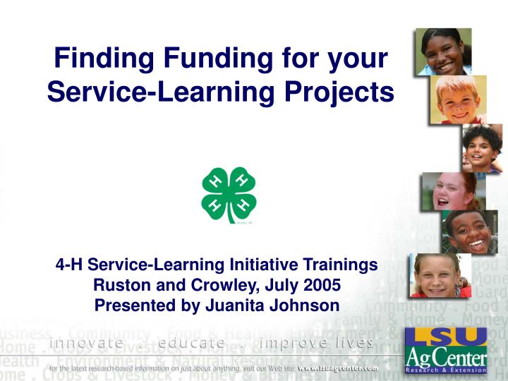 finding funding for your service learning projects