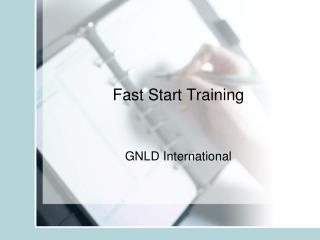 Fast Start Training