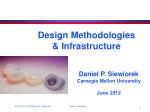 Design Methodologies &amp; Infrastructure - slide 1