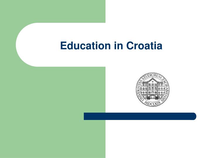 education in croatia
