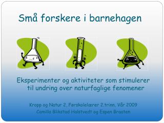 sm forskere i barnehagen