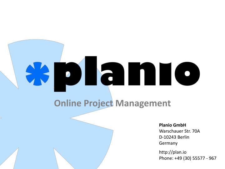 online project management