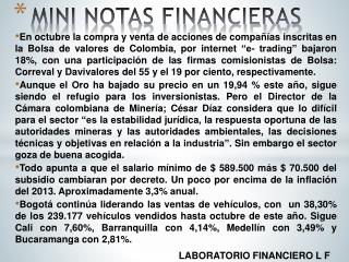 mini notas financieras