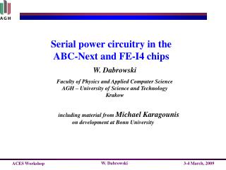 Serial power circuitry in the ABC-Next and FE-I4 chips