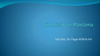 y neticilik ve planlama