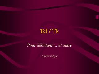 tcl tk