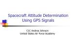 Spacecraft Attitude Determination Using GPS Signals - slide 1