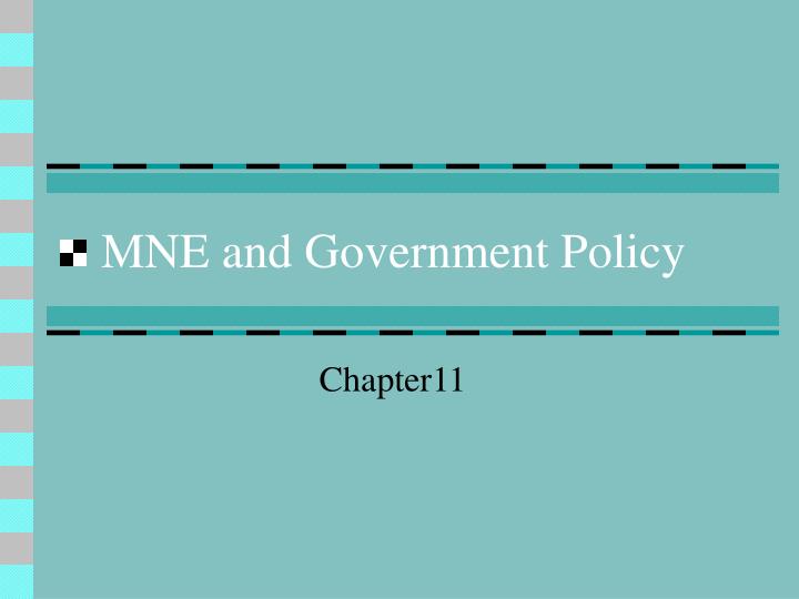 mne and government policy