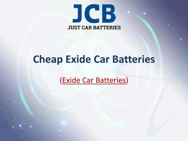 cheap exide car batteries