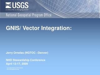 GNIS/ Vector Integration: