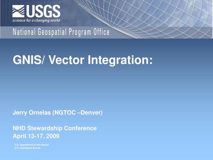 gnis vector integration