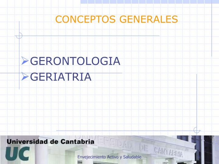 gerontologia geriatria