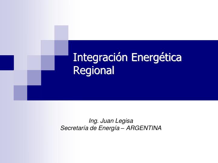 integraci n energ tica regional