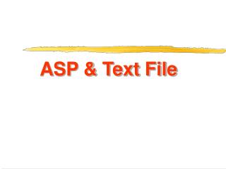asp text file