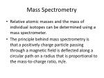 Mass Spectrometry - slide 1