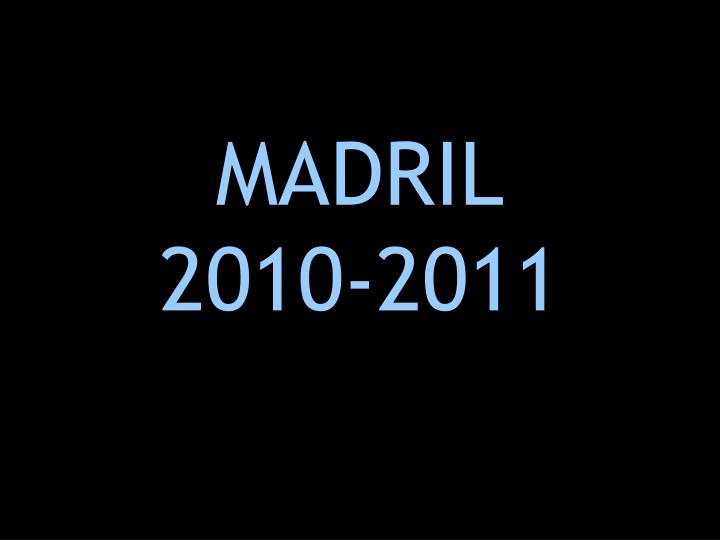 madril 2010 2011