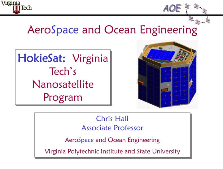 aero space and ocean engineering