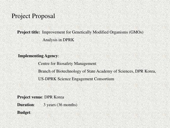 project proposal