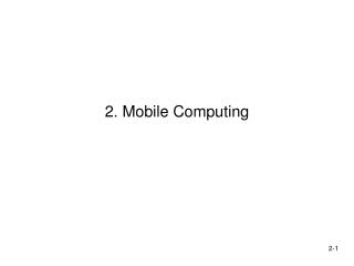 2 mobile computing