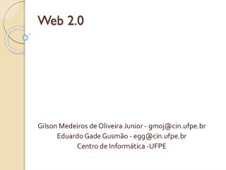 web 2 0