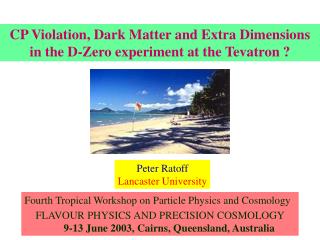 Fourth Tropical Workshop on Particle Physics and Cosmology