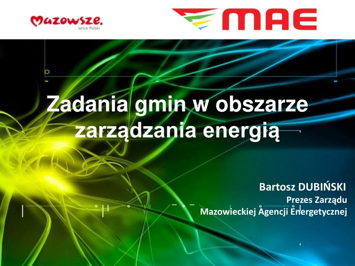 zadania gmin w obszarze zarz dzania energi