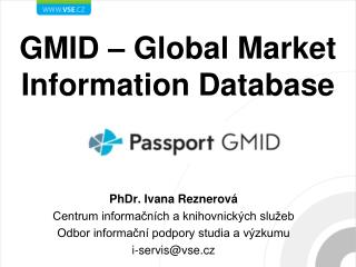 GMID – Global Market Information Database