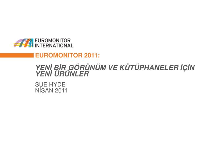 euromonitor 2011