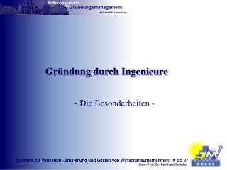 gr ndung durch ingenieure