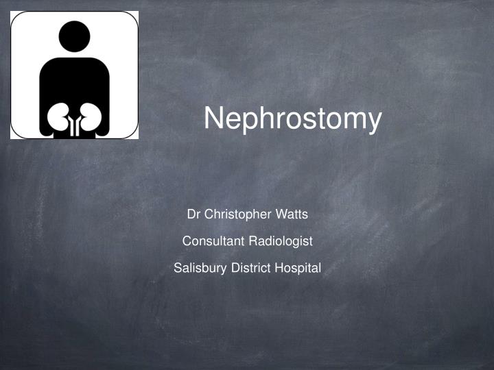 nephrostomy