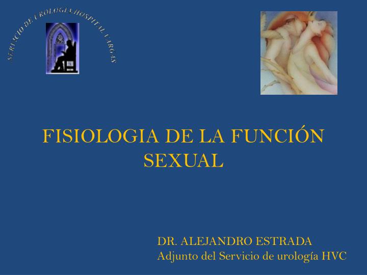 fisiologia de la funci n sexual