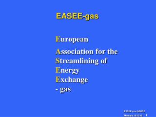EASEE-gas