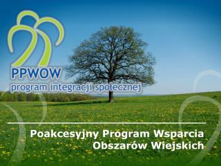 poakcesyjny program wsparcia obszar w wiejskich