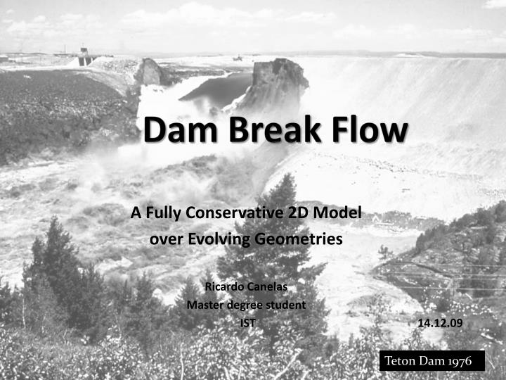 dam break flow