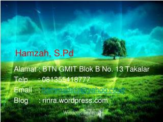 hamzah s pd