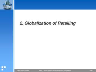2. Globalization of Retailing