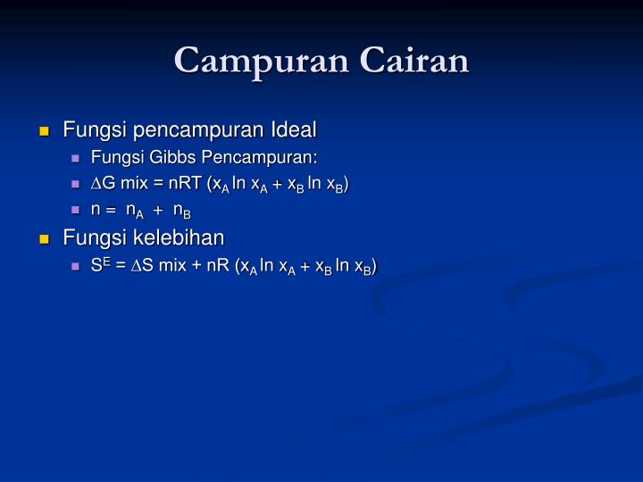 campuran cairan